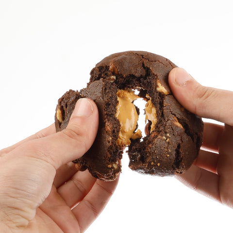 Peanut Butter Cup Loaded Cookies