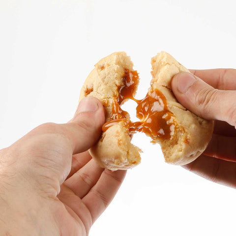 Salted Caramel Loaded Cookies