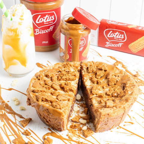 Biscoff Overload Cookie Pie