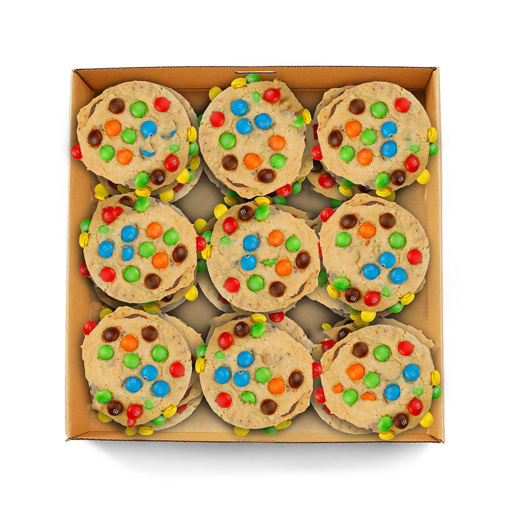 Rainbow With M&Ms Cookie Box
