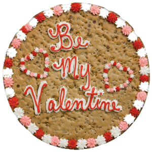 Be My Valentine Cookie Cake