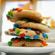 Rainbow with M&Ms Cookie Box