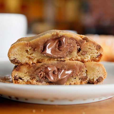 Choc Chip Nutella Loaded Cookies