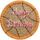 Basketball Cookie Cake