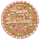 Polka Dots Cookie Cake