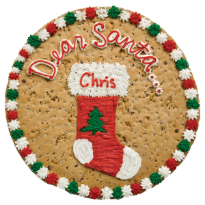 Dear Santa Cookie Cake