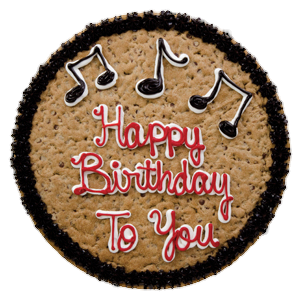 Music Notes Cookie Cake