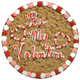 Be My Valentine Cookie Cake